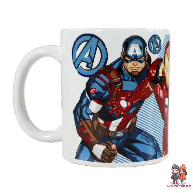 Marvel Avengers Kaffeetasse Teetasse Tasse Geschenkidee 330 ml - WS-Trend.de