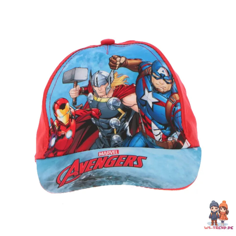 Marvel Avengers Jungen Basecap Baseball Kappe - WS-Trend.de Mütze Hut Ironman Captain America