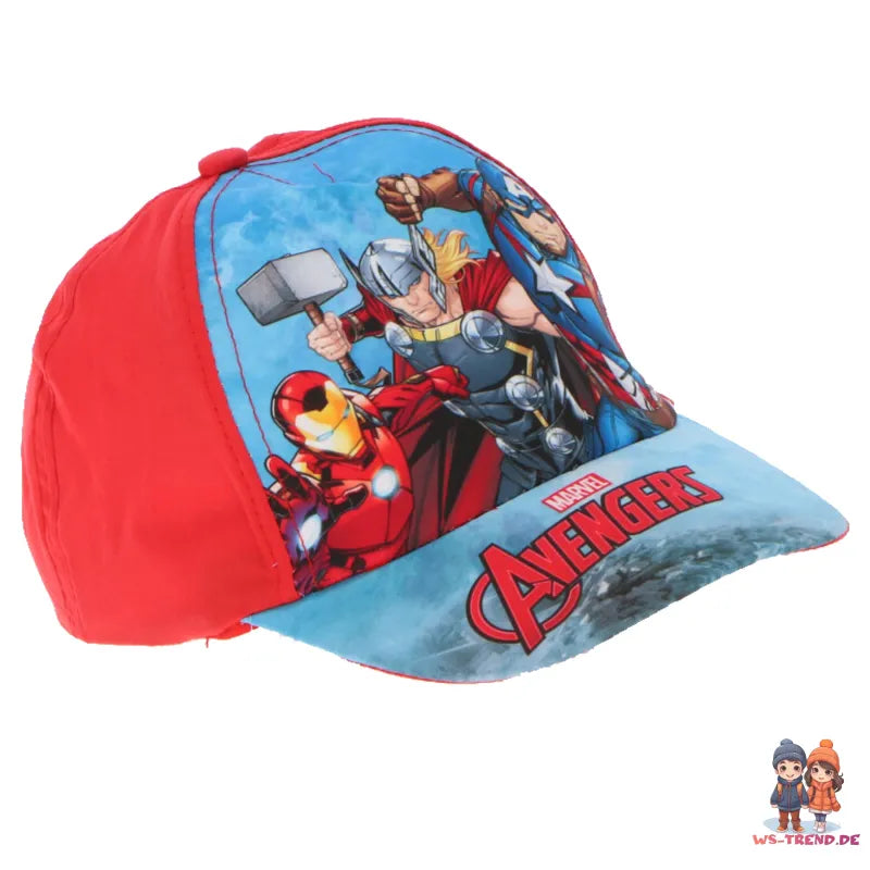Marvel Avengers Jungen Basecap Baseball Kappe - WS-Trend.de Mütze Hut Ironman Captain America