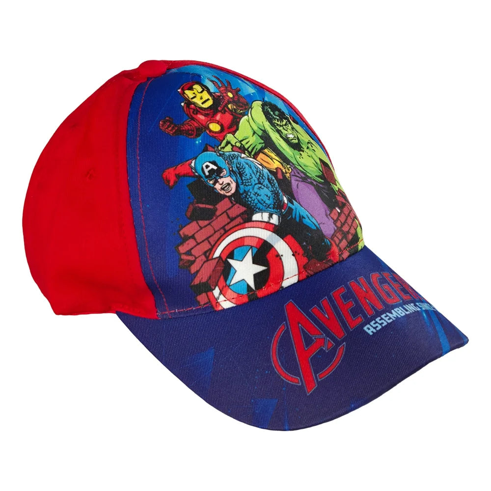 Marvel Avengers Hulk Iron Man Jungen Basecap Baseball Kappe Mütze - WS-Trend.de Gr. 52 - 54