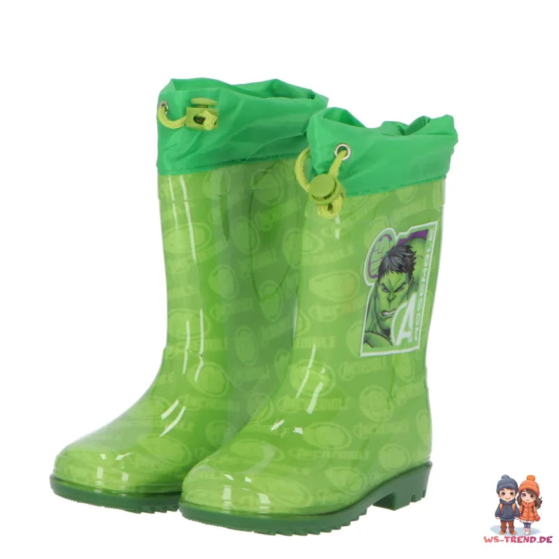 Marvel Avengers HULK Kinder Jugend Stiefel Gummistiefel Regenstiefel - WS-Trend.de 26-34