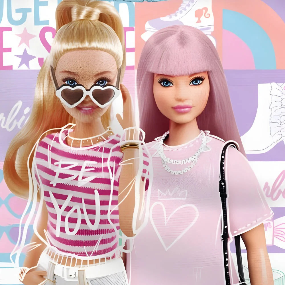 Barbie and Friends Kinder Poncho Badeponcho 100% Baumwolle - WS-Trend.de