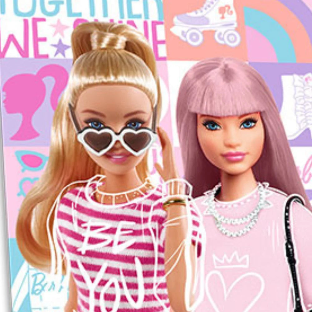 Barbie and Friends Badetuch Strandtuch 70x140 cm 100% Baumwolle - WS-Trend.de XXL