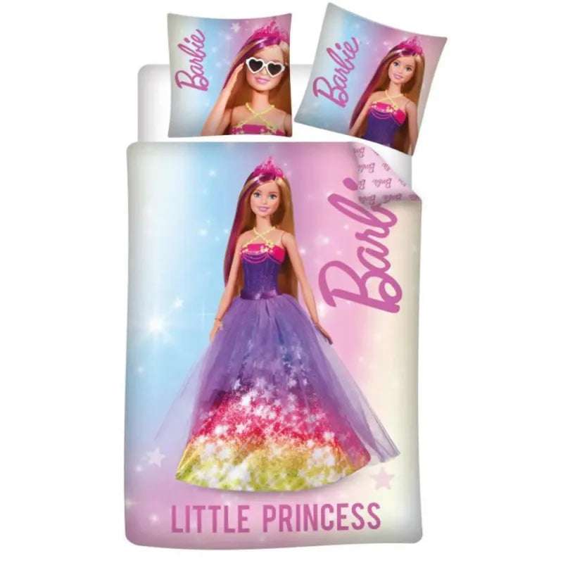 Barbie Glam Baby Bettwäsche 2tlg Set 100x135 40x60 cm 100% Baumwolle - WS-Trend.de