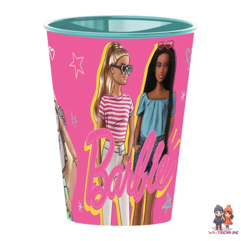 Barbie and Friends 2 tlg Kinder Set Brotdose Trinkbecher 260 ml - WS-Trend.de