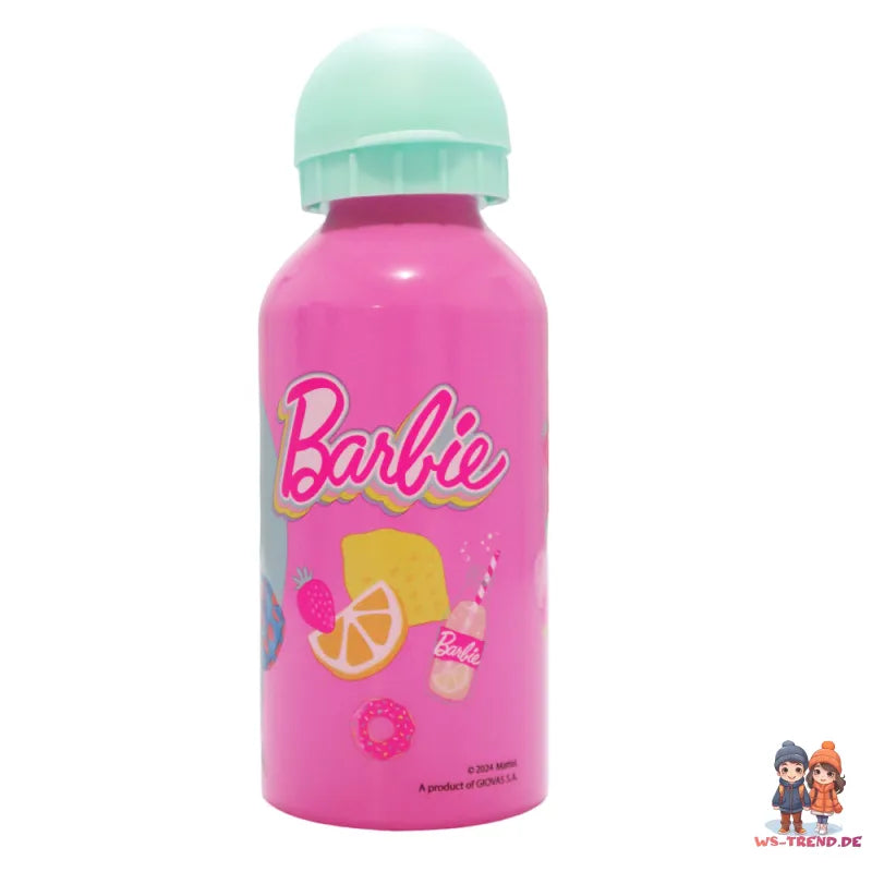 Barbie Kinder Sport Aluminium Wasserflasche Trinkflasche Flasche 400 ml - WS-Trend.de