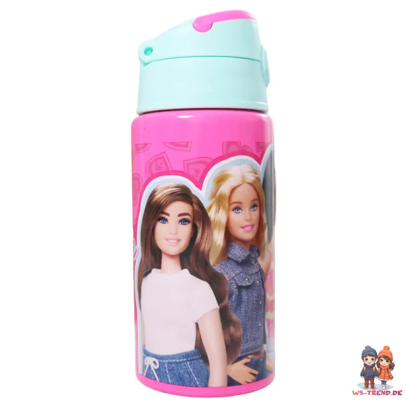 Barbie Kinder Aluminium Sport Wasserflasche Trinkflasche Flasche 500 ml - WS-Trend.de