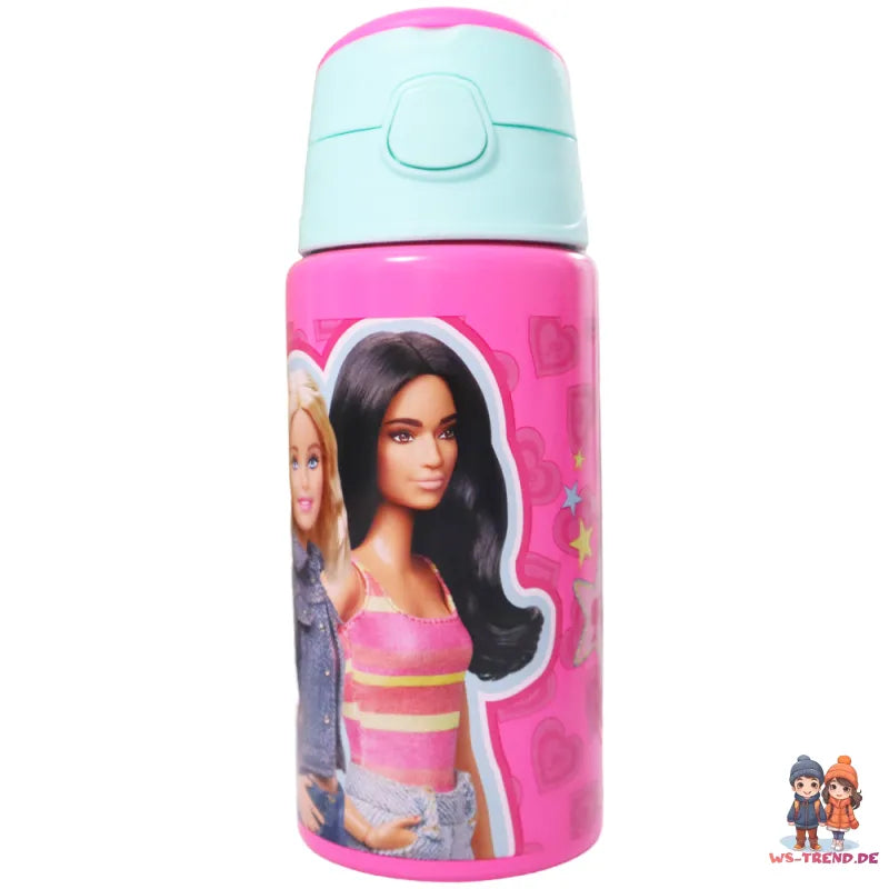 Barbie Kinder Aluminium Sport Wasserflasche Trinkflasche Flasche 500 ml - WS-Trend.de