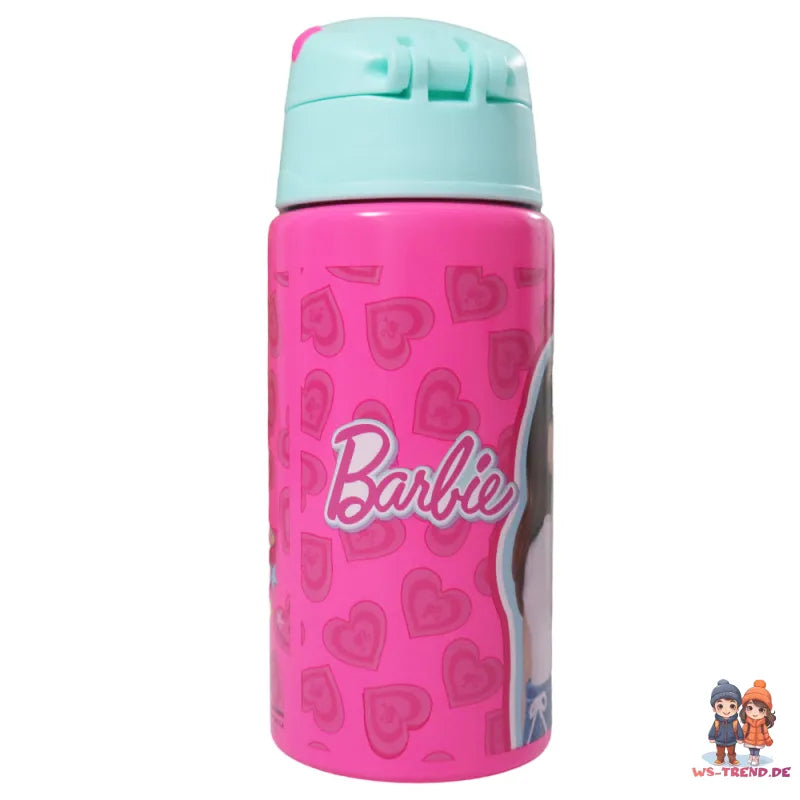 Barbie Kinder Aluminium Sport Wasserflasche Trinkflasche Flasche 500 ml - WS-Trend.de