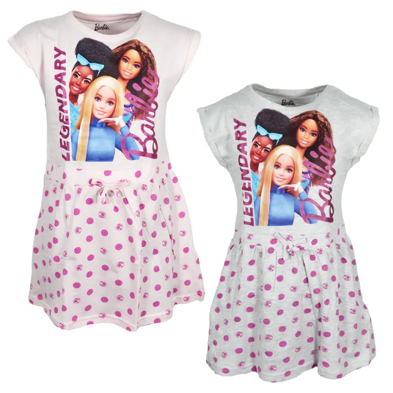 Barbie and Friends Kinder Mädchen Sommerkleid Kleid - WS-Trend.de Gr 104-140 Baumwolle
