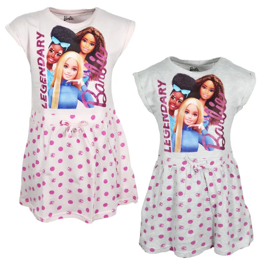 Barbie and Friends Kinder Mädchen Sommerkleid Kleid - WS-Trend.de Gr 104-140 Baumwolle