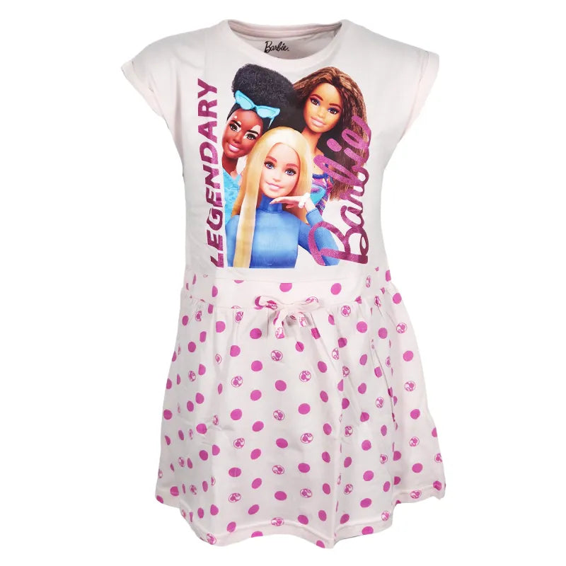 Barbie and Friends Kinder Mädchen Sommerkleid Kleid - WS-Trend.de Gr 104-140 Baumwolle