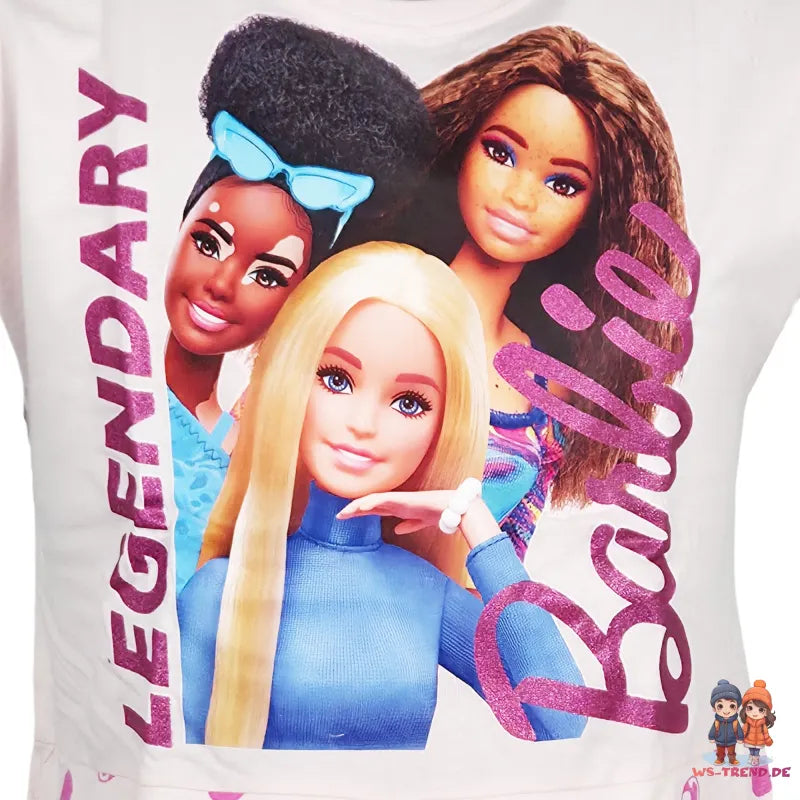 Barbie and Friends Kinder Mädchen Sommerkleid Kleid - WS-Trend.de Gr 104-140 Baumwolle