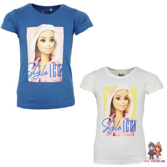 Barbie Mädchen Kinder T-Shirt kurzarm Shirt - WS-Trend.de Gr. 104-140 100% Baumwolle