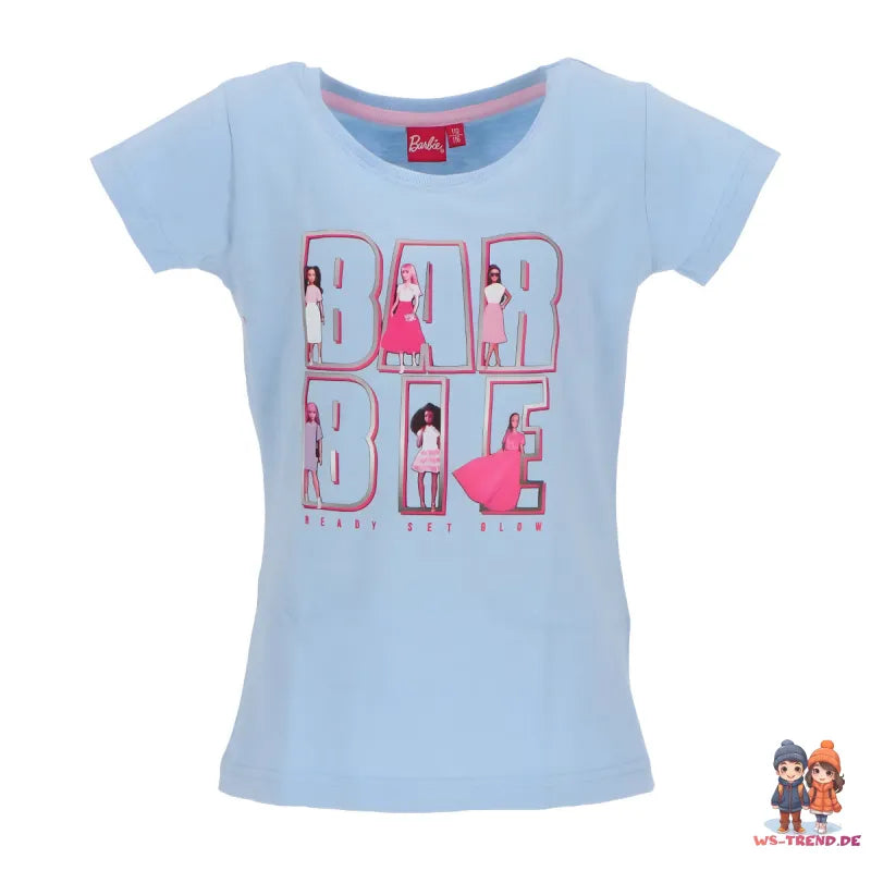 Barbie and Friends 2-er Set Mädchen T-Shirt Shirt - WS-Trend.de Gr. 110-152 100% Baumwolle