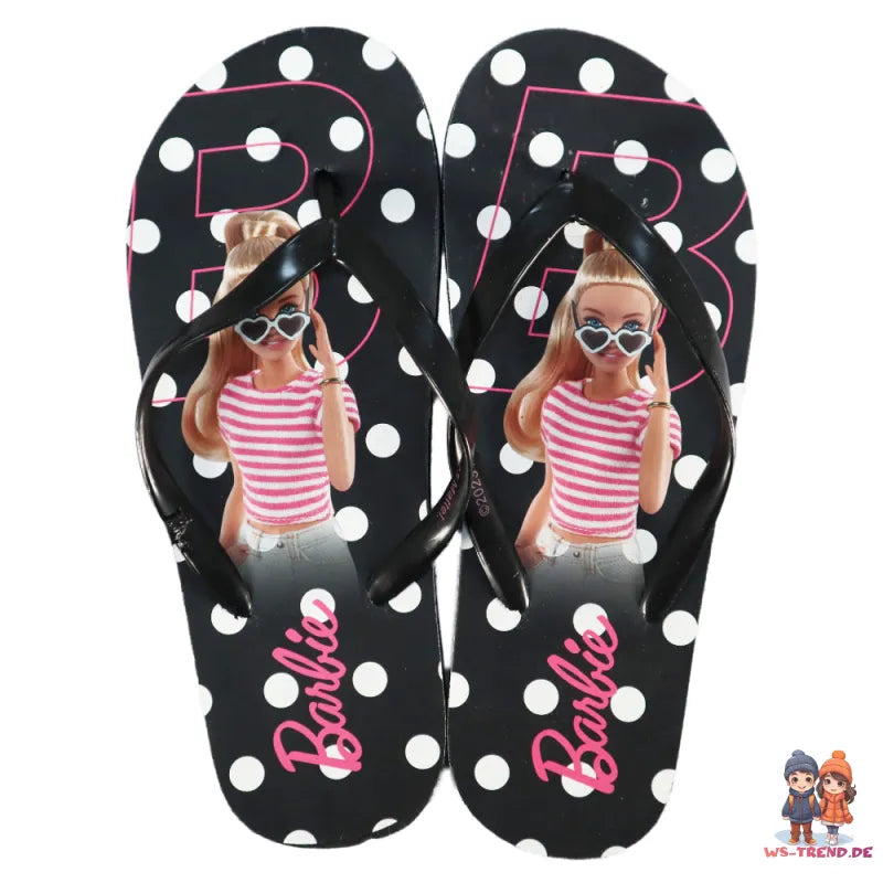 Barbie Mädchen Flip Flops Kinder Sandalen Zehentrenner Latschen - WS-Trend.de