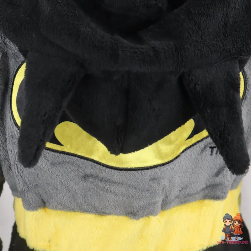 DC Comics Batman Kinder Hausmantel Bademantel mit Kapuze WS Trend.de Gr. 98 128 Fleece