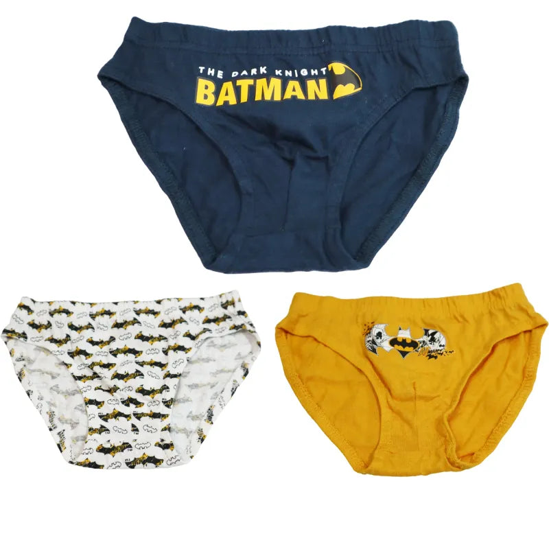 DC Comics Batman 3er Pack Slips Kinder Jungen Unterwäsche - WS-Trend.de 100% Baumwolle
