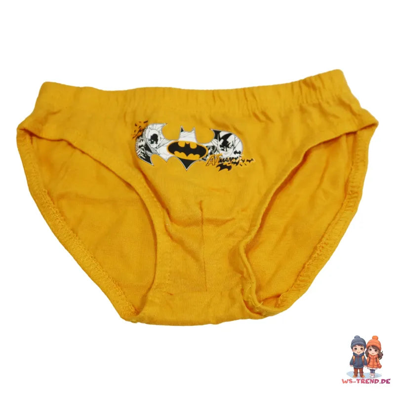 DC Comics Batman 3er Pack Slips Kinder Jungen Unterwäsche - WS-Trend.de 100% Baumwolle