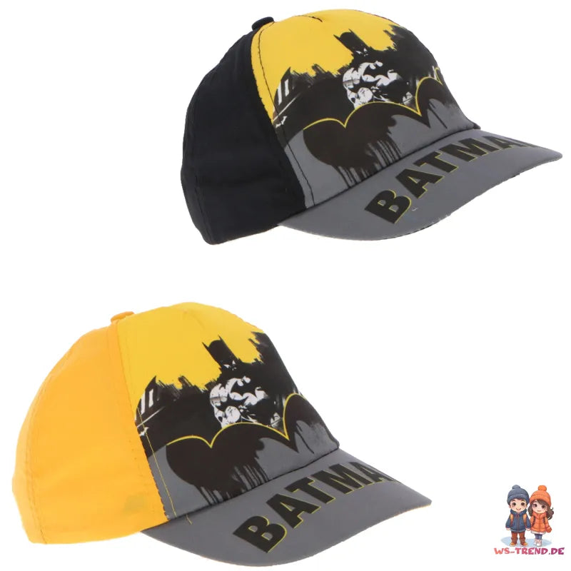 DC Comics Batman Classic Kinder Baseball Kappe - WS-Trend.de Jungen Basecap Mütze Hut 55