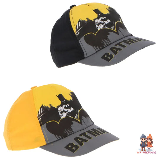 DC Comics Batman Classic Kinder Baseball Kappe - WS-Trend.de Jungen Basecap Mütze Hut 55