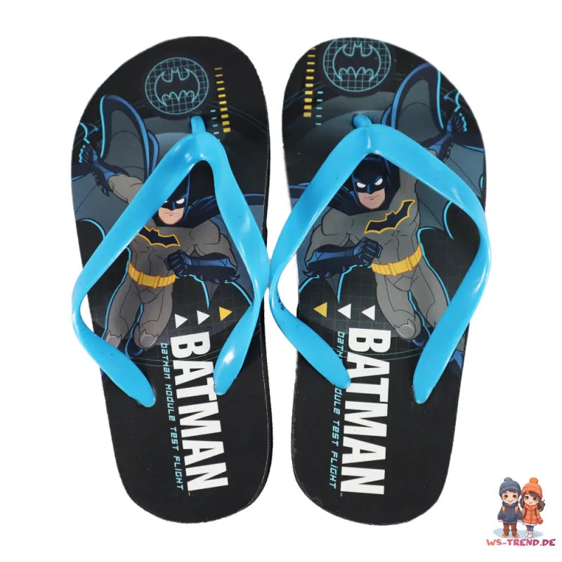 DC Comics Batman Jungen FlipFlops Zehentrenner Sandalen Latschen - WS-Trend.de 25 bis 34