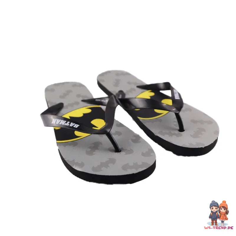 DC Batman Herren Zehentrenner Sandalen - WS-Trend.de Badeschuhe Latschen 40 bis 45