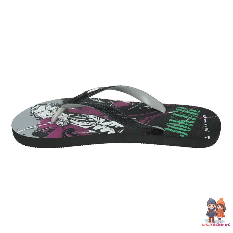 DC Comics Joker Zehentrenner Sandalen - WS-Trend.de Batman Badeschuhe Latschen 40 bis 44