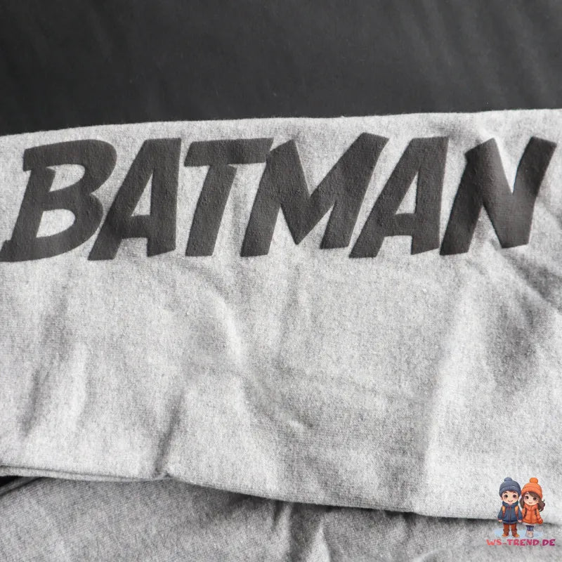 Batman Kinder Hoodie Kapuzenpullover - WS-Trend.de DC Comics Hoddie Pulli 104-134 Grau