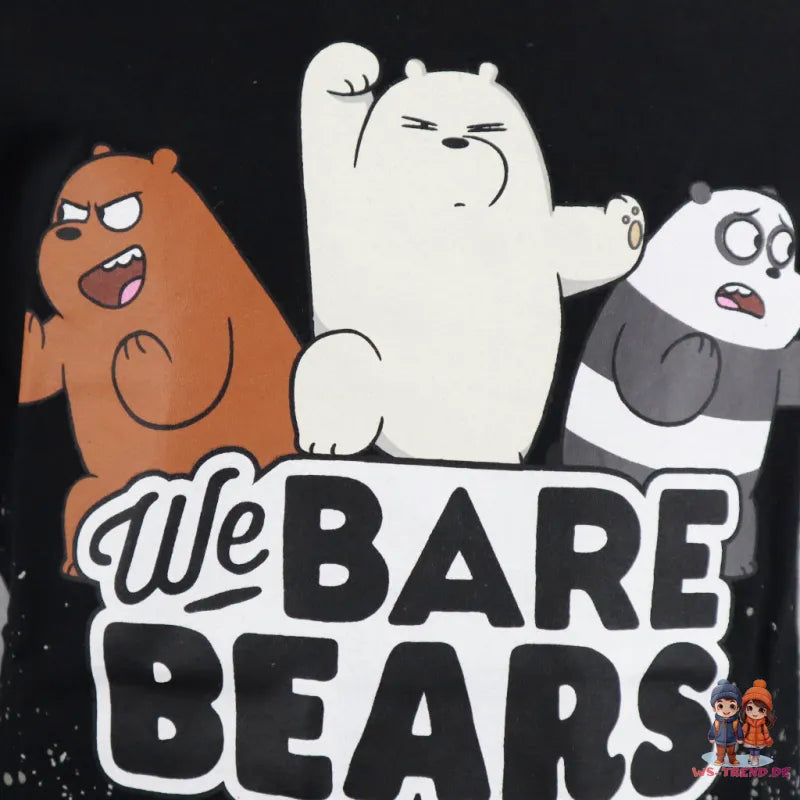 We Bare Bears – Bären wie wir Jugend kurzarm T Shirt WS Trend.de 134 164 Baumwolle