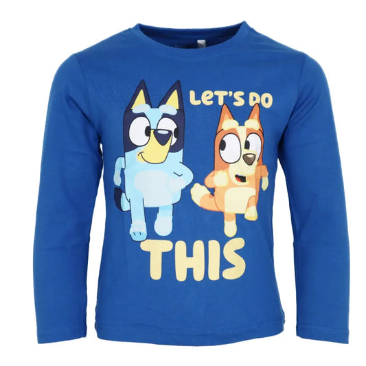 Bluey Bingo Kinder Langarmshirt langarm Shirt - WS-Trend.de Gr. 92-116 Baumwolle