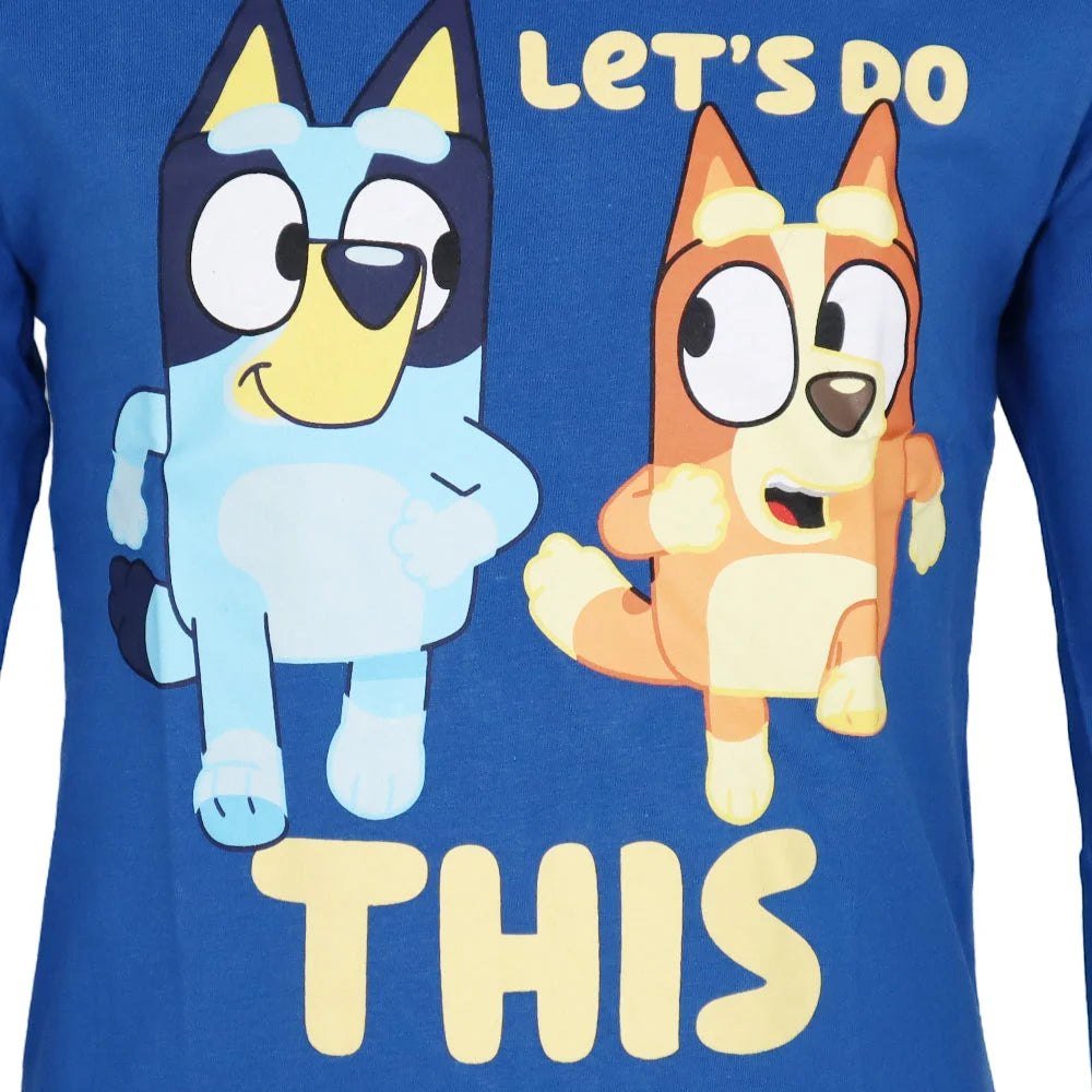 Bluey Bingo Kinder Langarmshirt langarm Shirt - WS-Trend.de Gr. 92-116 Baumwolle