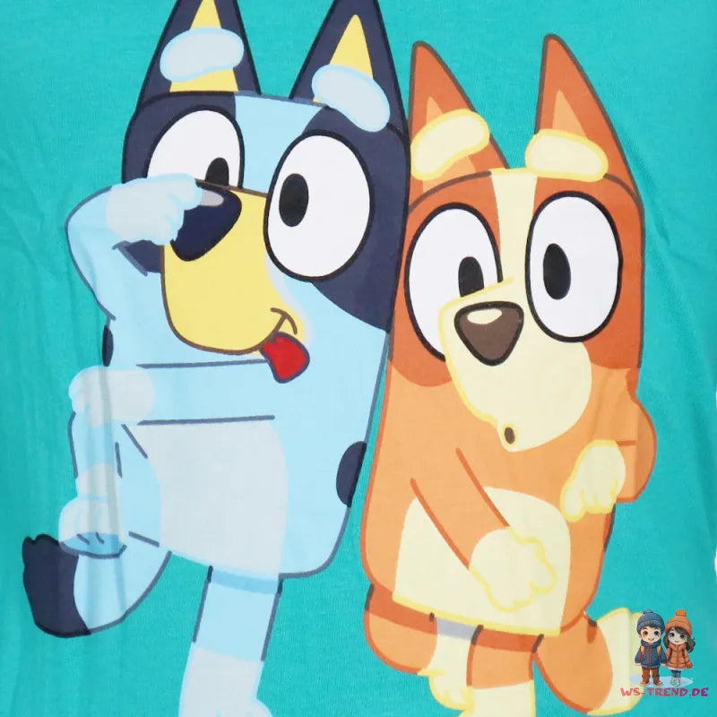 Bluey Bingo Kinder Langarmshirt langarm Shirt - WS-Trend.de Gr. 92-116 Baumwolle