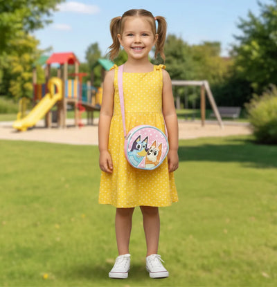 Bluey Bingo Kinder Mädchen Handtasche Umhängetasche Tasche D 15 cm - Ansicht 2