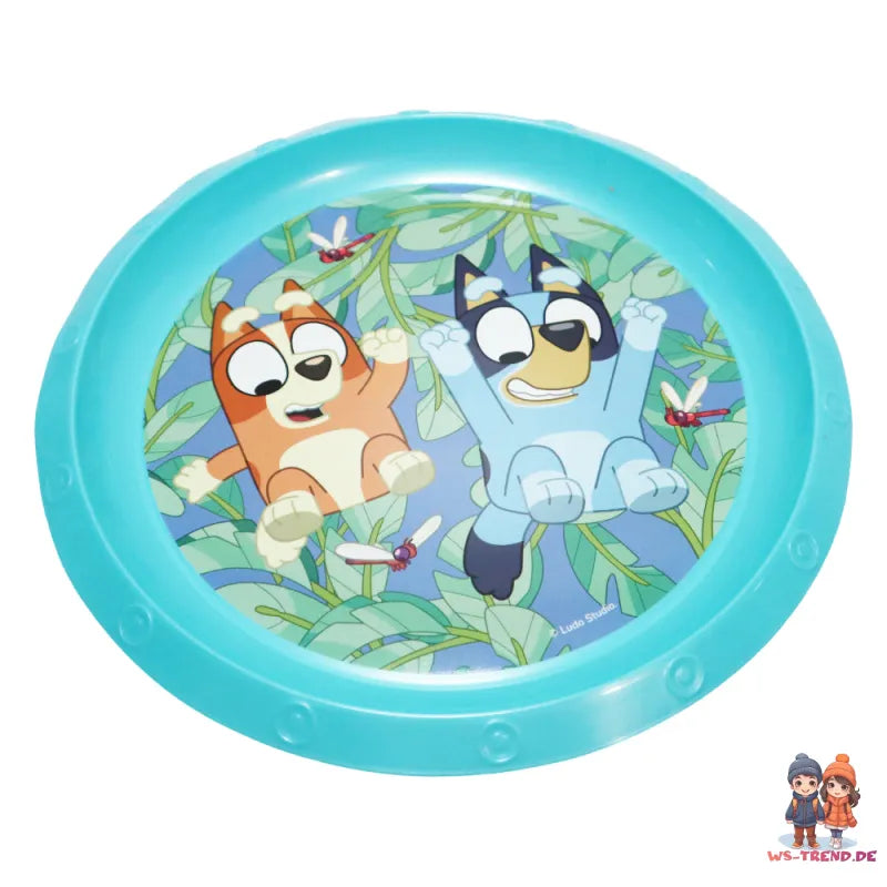 Bluey Bingo Kinder Geschirr-Set 3 tlg Becher Teller Schüssel - WS-Trend.de