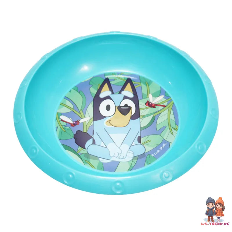 Bluey Bingo Kinder Geschirr-Set 3 tlg Becher Teller Schüssel - WS-Trend.de