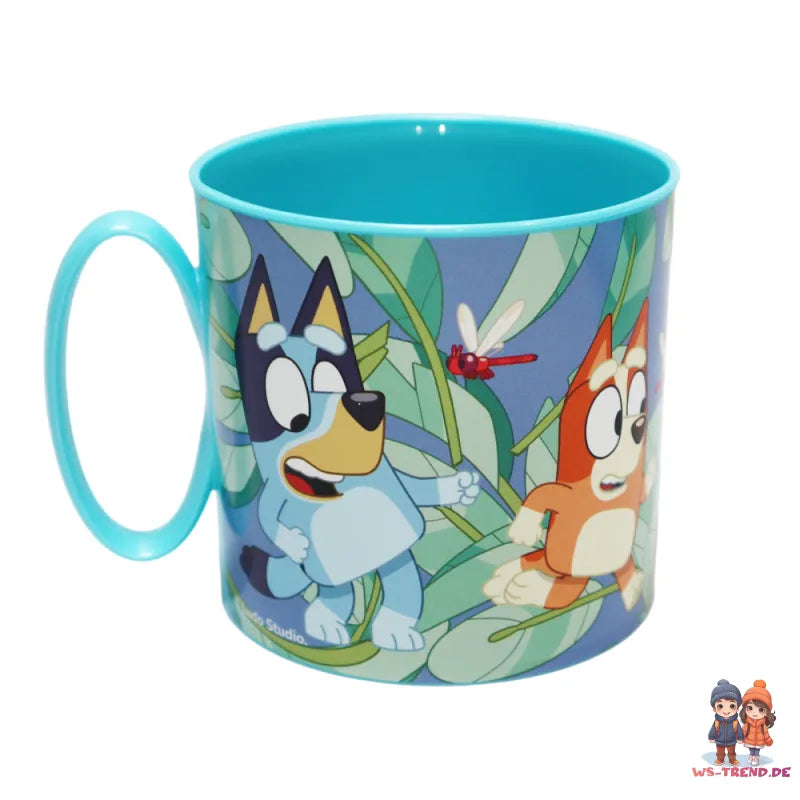 Bluey Bingo Kinder Geschirr-Set 3 tlg Becher Teller Schüssel - WS-Trend.de