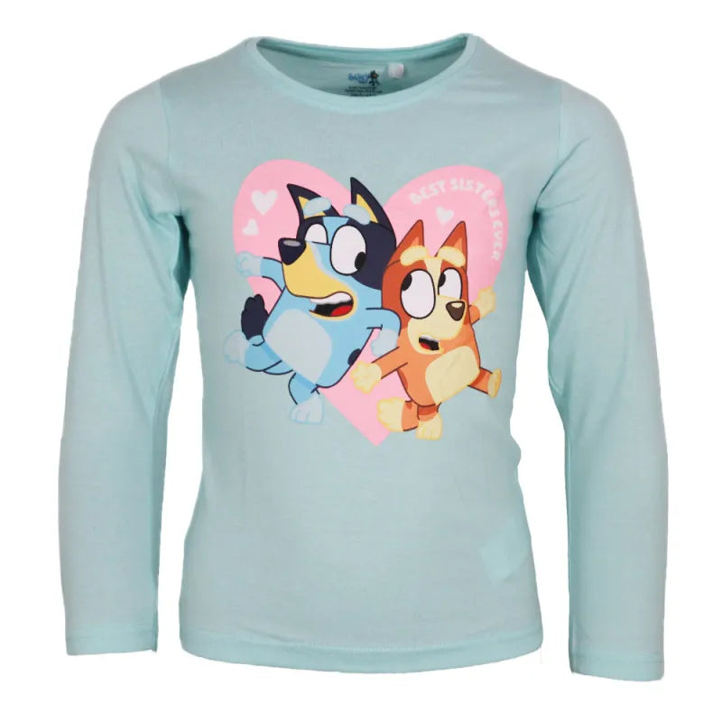 Bluey Bingo Kinder Langarmshirt langarm Shirt - WS-Trend.de Gr. 92-116 Baumwolle