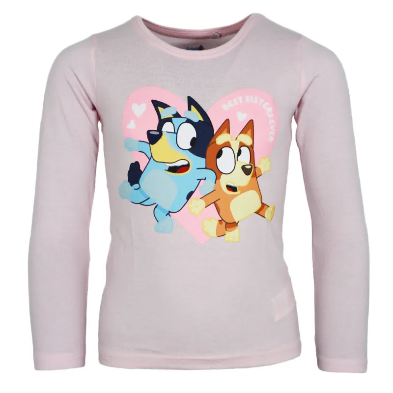 Bluey Bingo Kinder Langarmshirt langarm Shirt - WS-Trend.de Gr. 92-116 Baumwolle