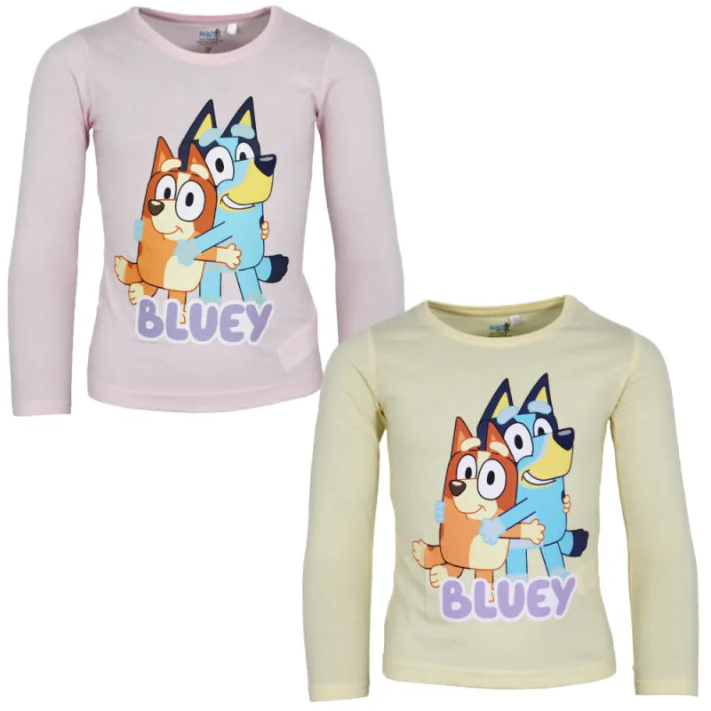 Bluey Bingo Kinder Langarmshirt langarm Shirt - WS-Trend.de Gr. 92-116 Baumwolle