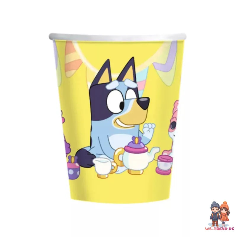 Bluey Bingo Kinder Geburtstag Deko Set 32tlg. Geschirr Partyset WS Trend.de