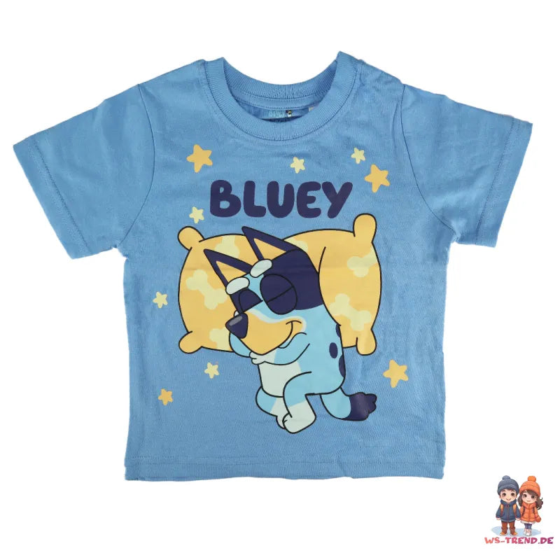 Bluey Jungen Kinder Pyjama Schlafanzug Shirt Shorts - WS-Trend.de Gr. 92 bis 116 Baumwolle