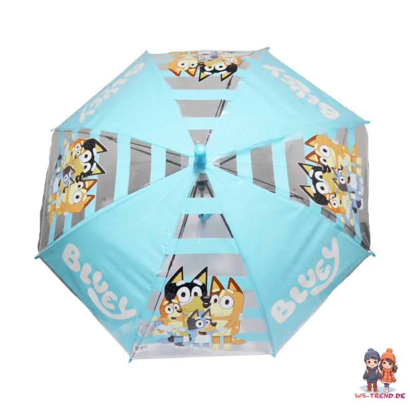 Bluey Bingo Familie Kinder Regenschirm Schirm D 75 cm - WS-Trend.de