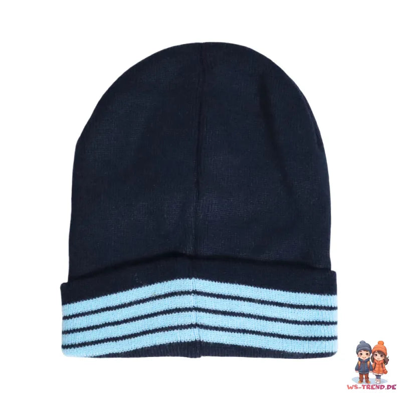 Bluey Kinder Herbst Wintermütze Bommelmütze plus Handschuhe - WS-Trend.de