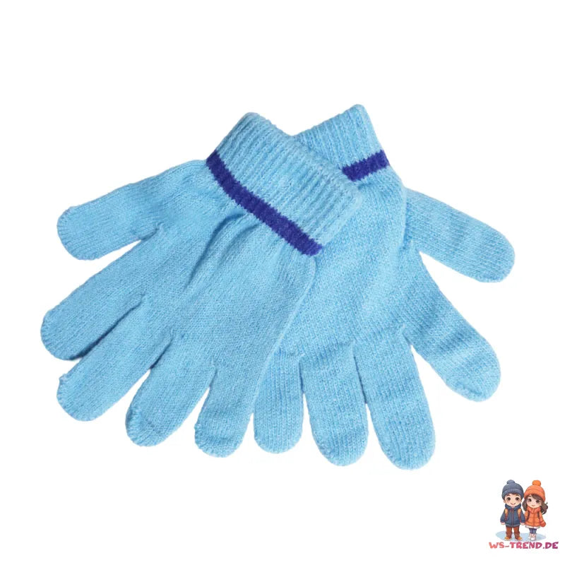 Bluey Kinder Herbst Wintermütze Bommelmütze plus Handschuhe - WS-Trend.de