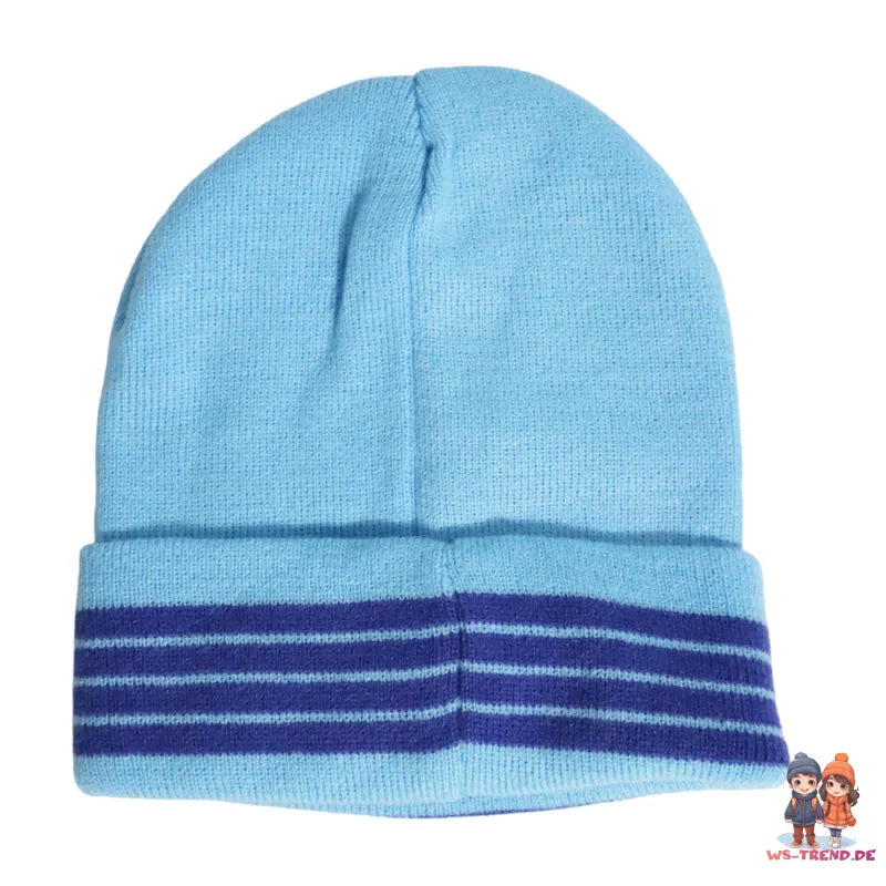 Bluey Kinder Herbst Wintermütze Bommelmütze plus Handschuhe - WS-Trend.de
