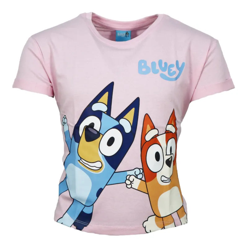 Bluey Bingo Kinder Mädchen kurzarm T-Shirt Shirt - WS-Trend.de Größe 92 bis 116 Baumwolle