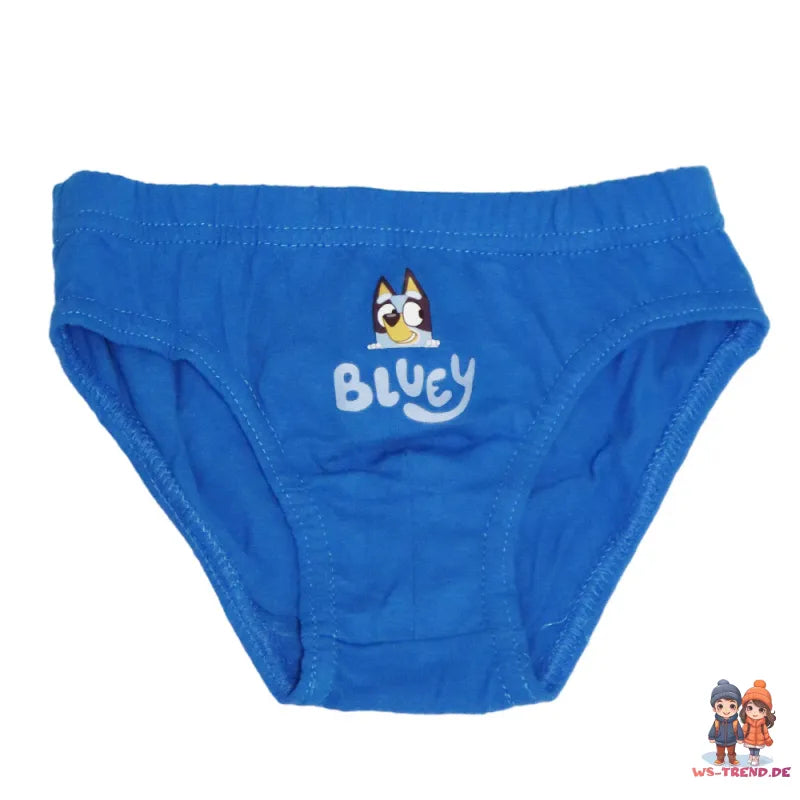 Bluey Bingo 3-er Pack Slips Kinder Jungen Unterhose Unterwäsche - WS-Trend.de 98-128 Baumwolle