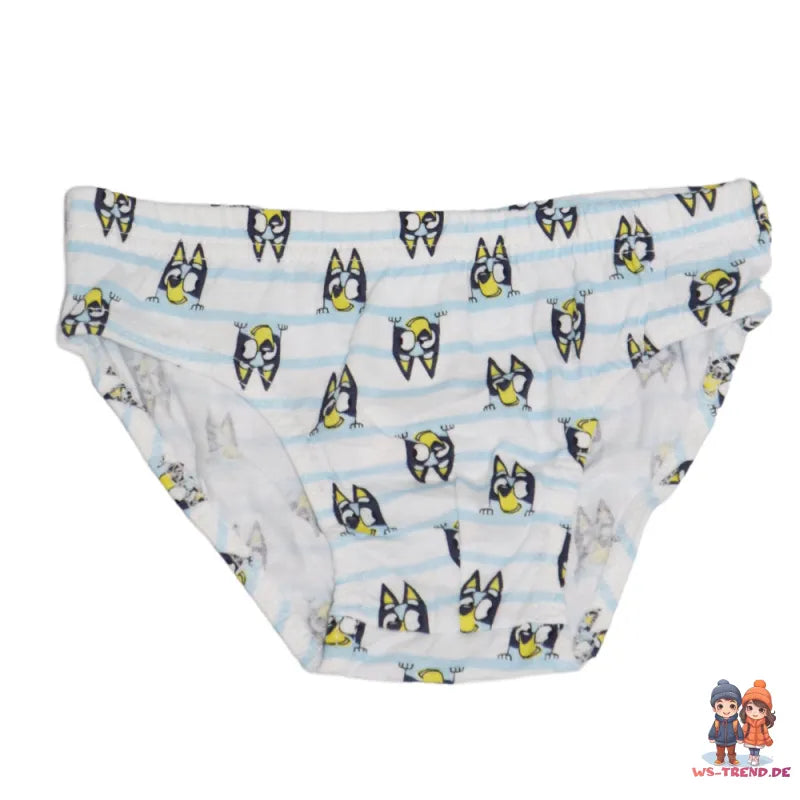 Bluey Bingo 3-er Pack Slips Kinder Jungen Unterhose Unterwäsche - WS-Trend.de 98-128 Baumwolle