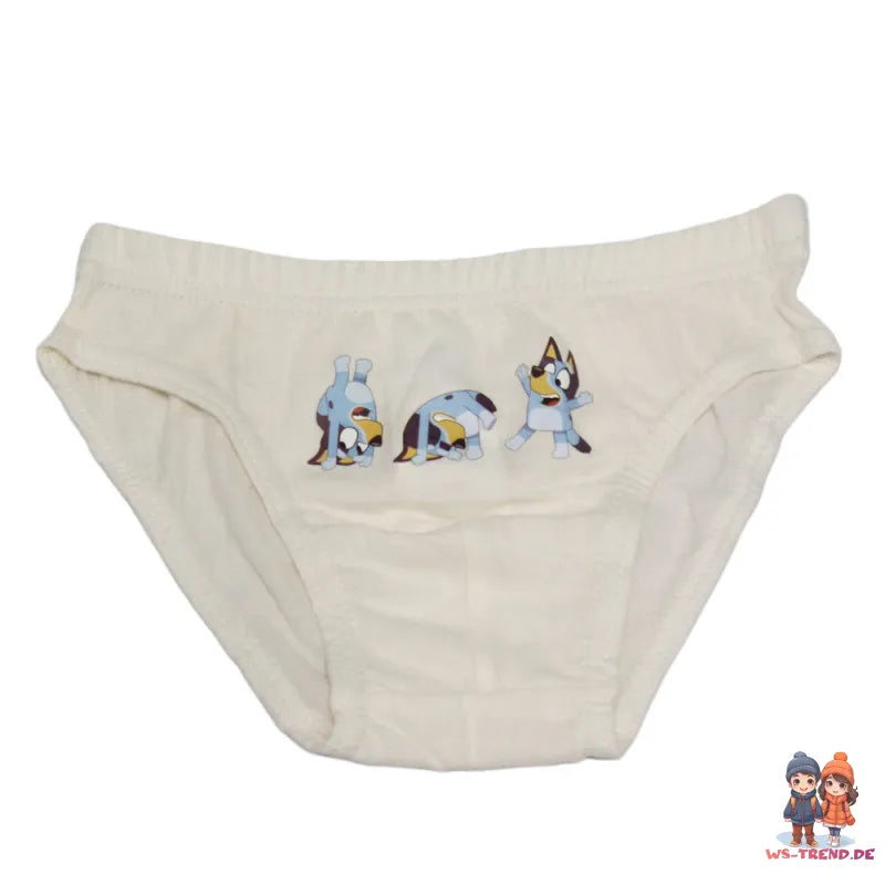 Bluey Bingo 3-er Pack Slips Kinder Jungen Unterhose Unterwäsche - WS-Trend.de 98-128 Baumwolle